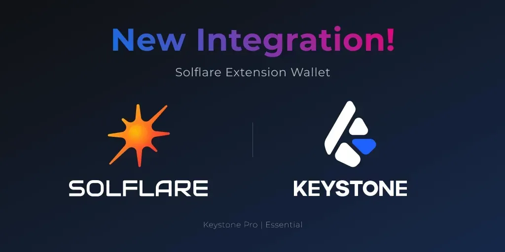 Keystone integration with Solflare.webp