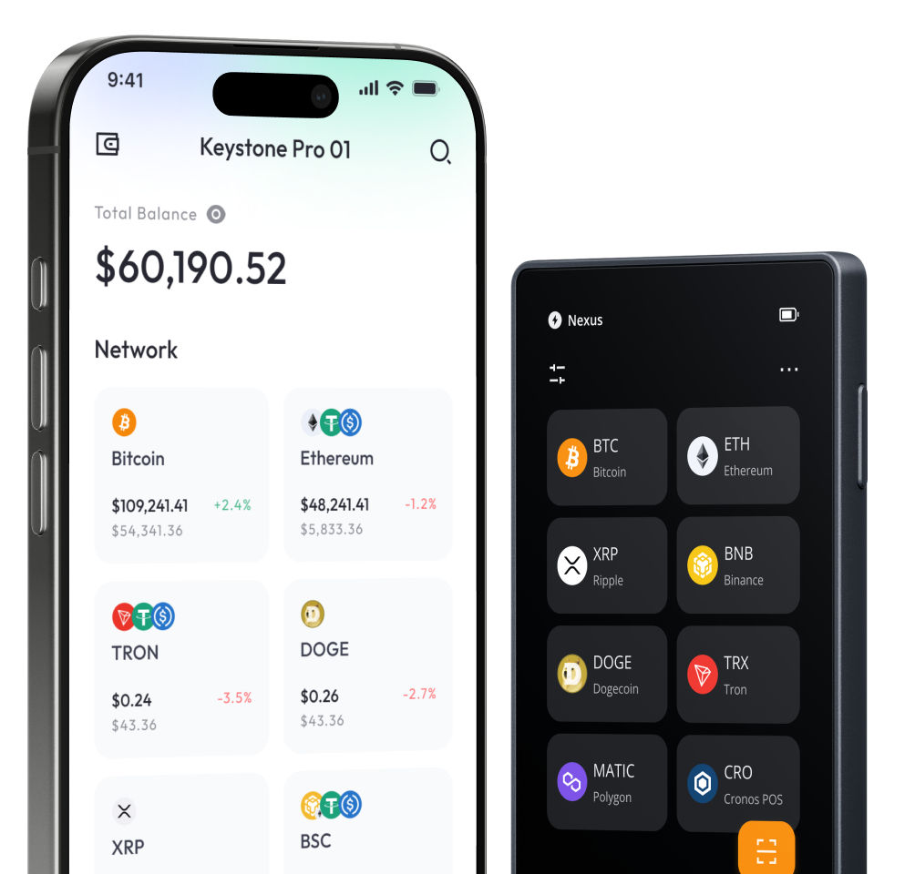 Keystone Nexus: Simple & Secure Software Wallet for Crypto