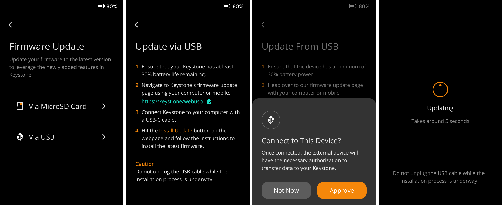 firmware usb update